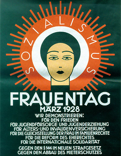 Plakat Frauentag 1928